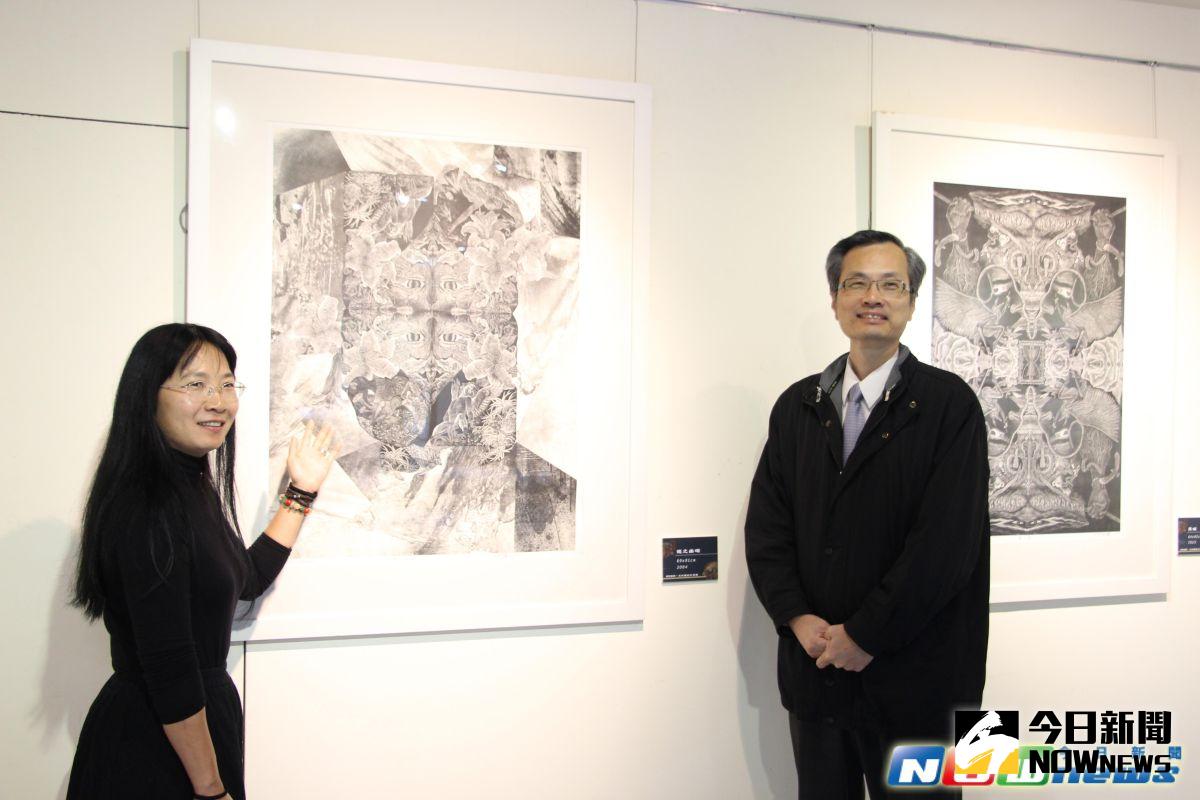 ▲木刻版畫創作藝術在中國已經有很長的歷史，其中木口木刻是其中一項新的技藝，國立彰化生活美學館目前正展出由藝術家王鈴蘭所創作的木刻版畫，歡迎鄉親前往欣賞。（圖／記者陳雅芳攝，2017.3.2）