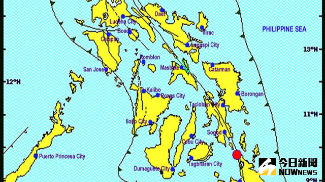 ▲菲律賓今(5日)上午發生5.9強震，據報告為上個月6.7強震的餘震。（圖／翻攝自菲律賓火山級地震研究所(Phivolcs)網站）