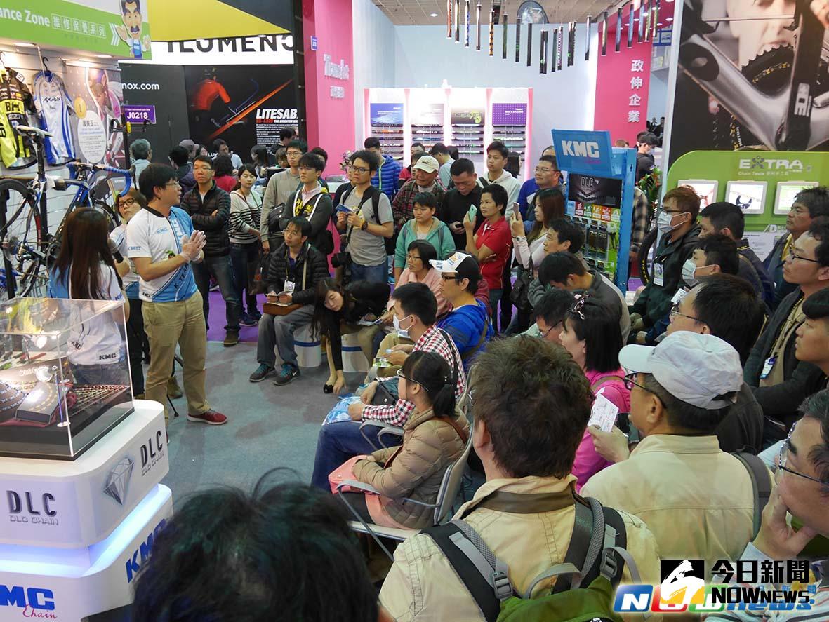 ▲台灣桂盟集團，供應全球超過7成以上的自行車鍊條，成為世界第一大廠，國外廠商紛紛來台觀摩、商談。（圖／桂盟集團提供，2017.3.15）