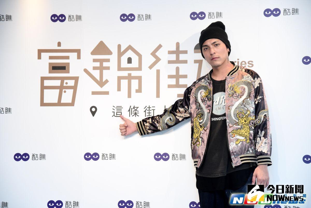 ▲嘎嘎出席《富錦街-這條街上的那些故事》記者會。（圖／記者林柏年攝，2017.3.21）