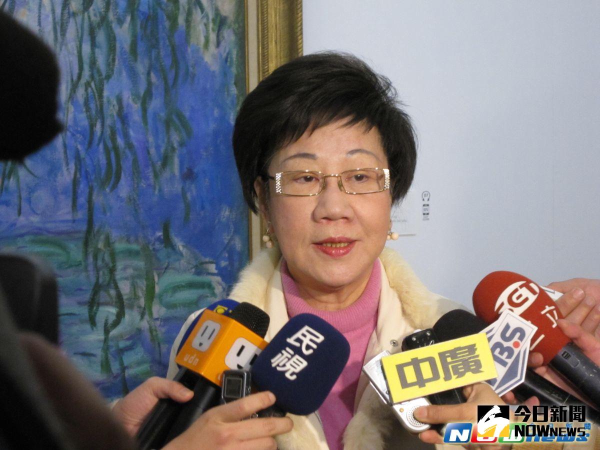 ▲前隨扈疑被吸收為共諜，前副總統呂秀蓮表示，不認識這個人，也沒互動，她也是今天看報紙才知道。（資料圖／記者呂炯昌攝影.2017.3.16）