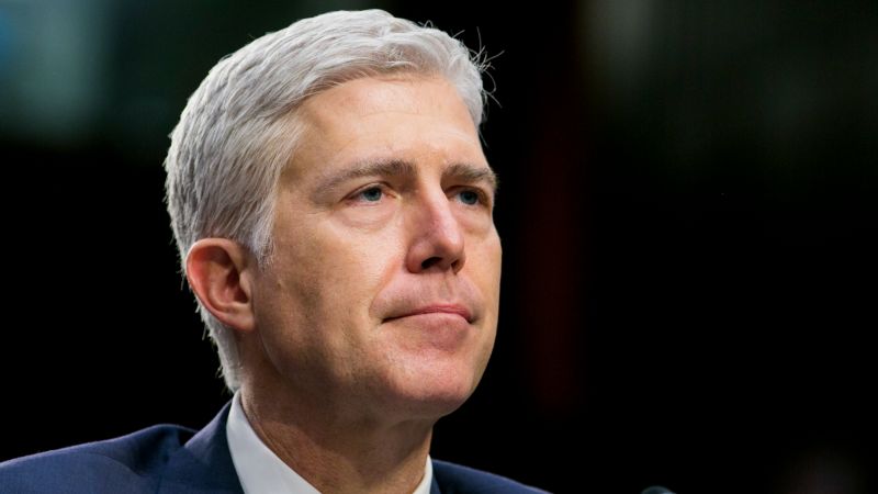 ▲美國大法官被提名人戈蘇奇。（圖／達志影像／美聯社）