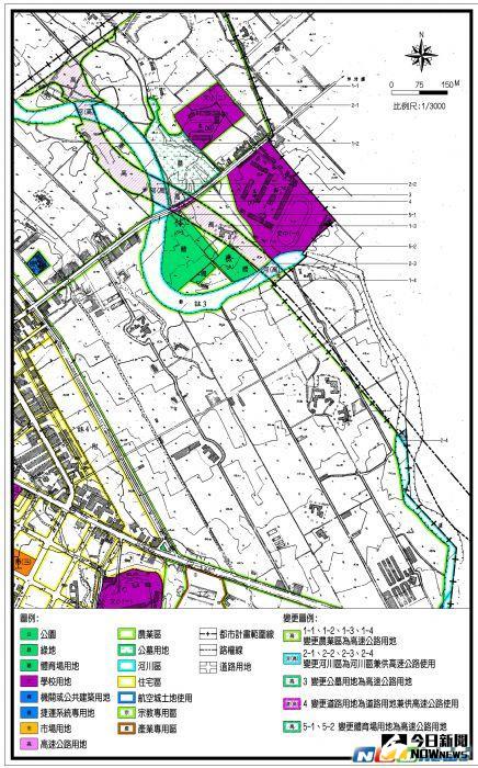 ▲國道2號大園交流道至台15線新闢高速公路工程，都計變更案公告實施 ，工程完工後可望解決大園塞車問題。（圖／桃園市交通局提供,2017.3.15）