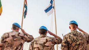 ▲雖不是任何軍事組織的成員，但瑞典會參與北約的軍事訓練，同時派軍人參與聯合國維和任務。圖為瑞典軍人參與馬利維和任務。（圖／瑞典國防部）