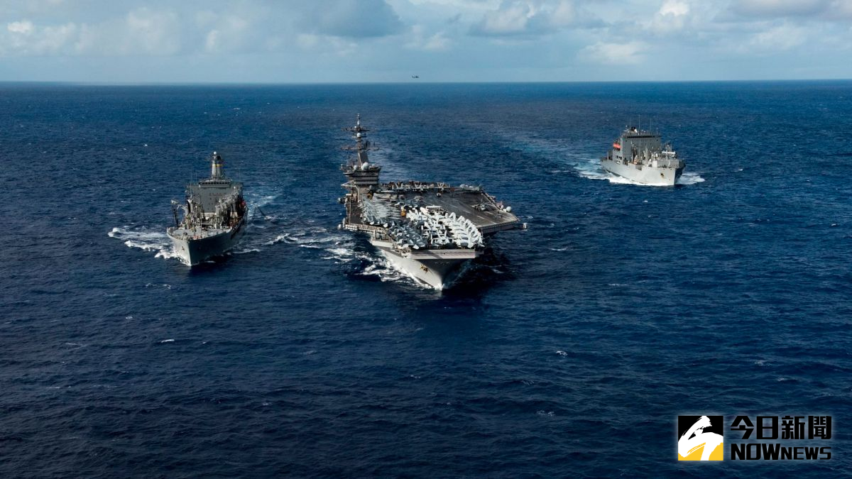 ▲美國卡爾文森號航母第一打擊群19日駛入南海，恰逢中國大陸艦隊演習結束。（圖／翻攝自美國海軍卡爾文森號臉書官方帳號）
