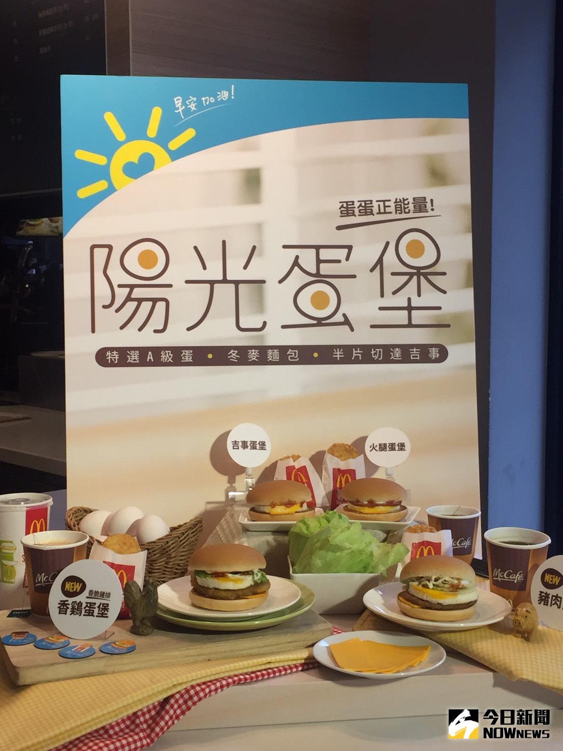 麥當勞推全新陽光蛋堡吃早餐再送早安磁鐵| 財經| NOWnews今日新聞