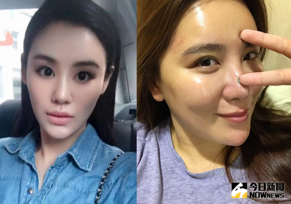 ▲田欣（左）與小禎的老公李進良傳出婚外情。臉書卻一直推薦這位「小三」給小禎，讓小禎超火大。（合成圖／翻攝自小禎臉書、田欣臉書，2017.03.30）