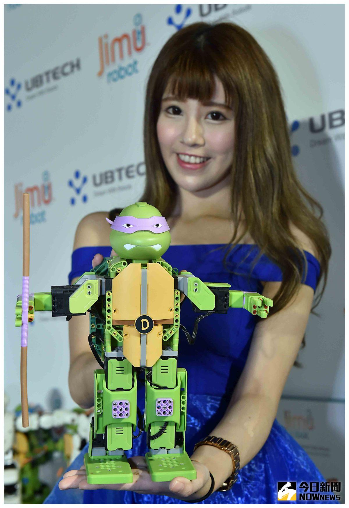 ▲Jimu積木機器人全新忍者龜系列帥氣攻台。（圖／公關公司提供）