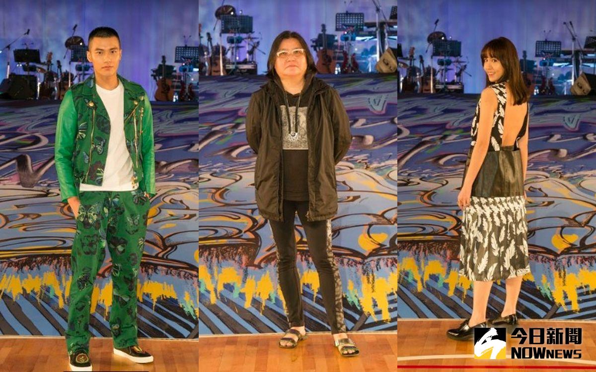 ▲霸氣寬姐穿拖鞋踩場看時裝大秀，女神魏蔓大露性感美背。（圖／Daniel Wong提供）