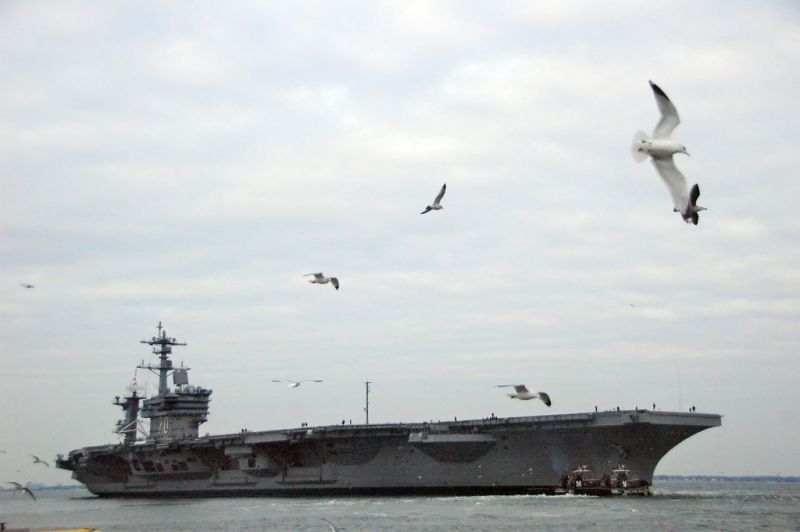 ▲美國海軍航空母艦卡爾文森號（USS Carl Vinson CVN-70）。（圖／美國海軍）