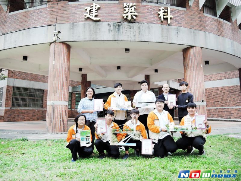 木橋載重與美學設計台東專科學校高職部建築科獲佳績 地方 Nownews今日新聞