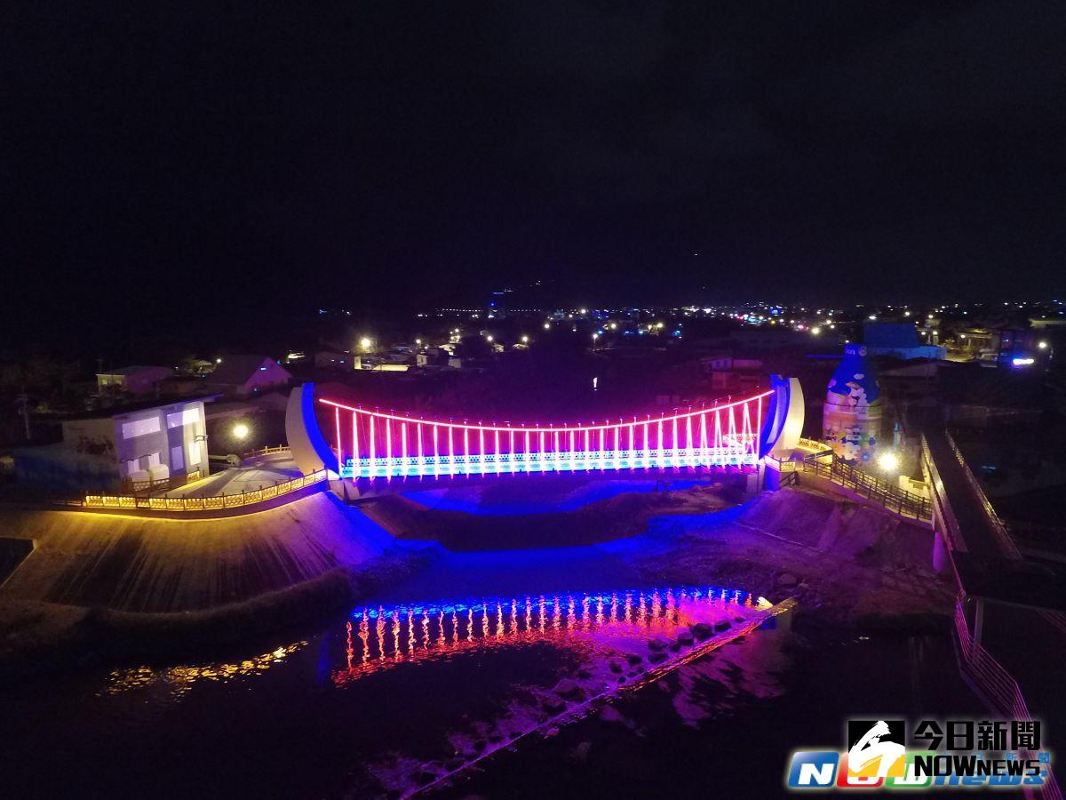 ▲耗資3千多萬的洄瀾橋，4月底即將啟用 。（圖／花蓮縣吉安鄉公所提供,2017.03.26）