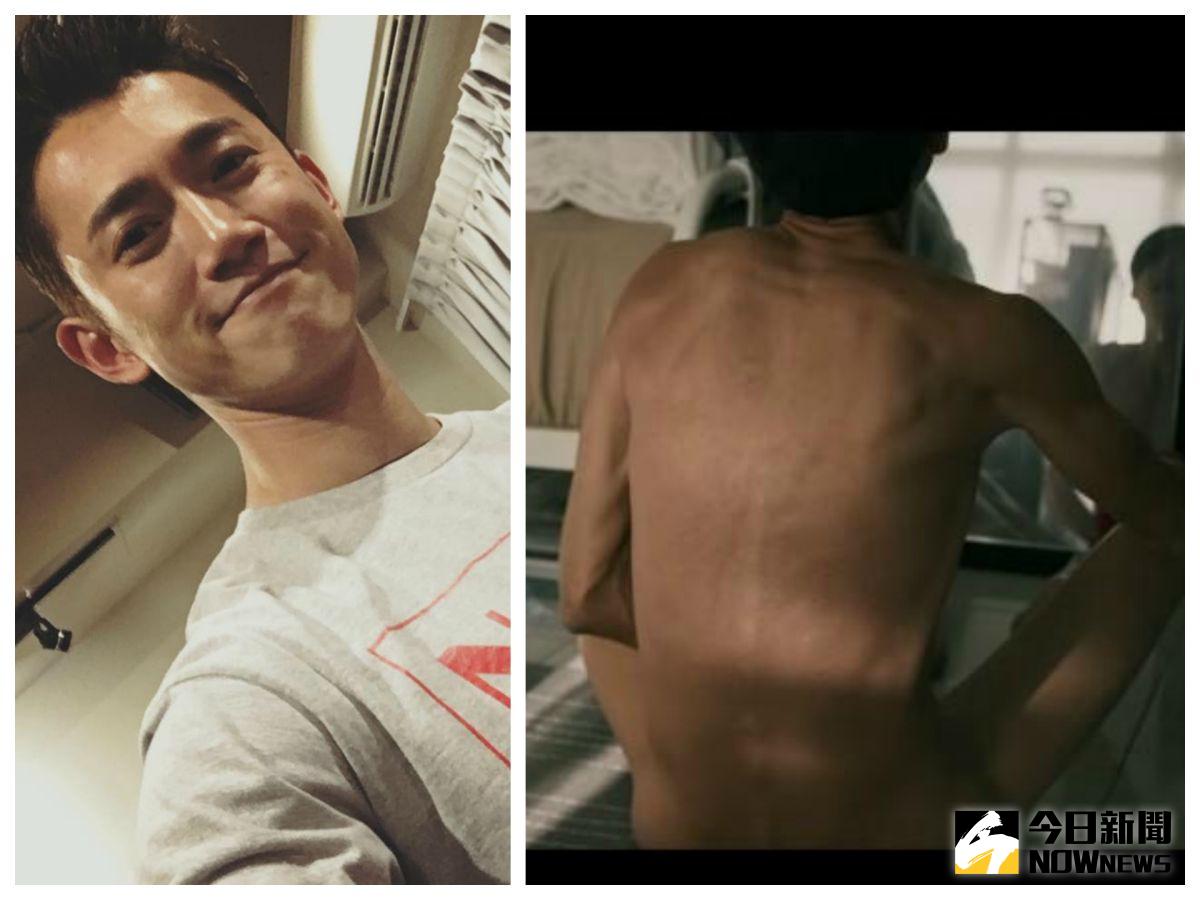 ▲吳慷仁為戲暴減17公斤。（圖／翻攝自吳慷仁臉書，2017.03.14）