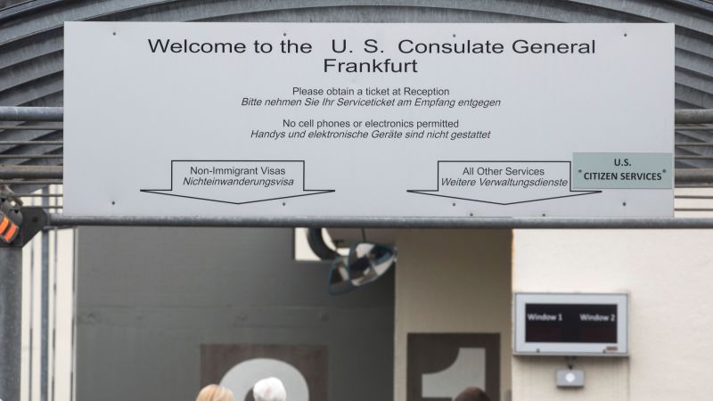 ▲維基解密爆料文件指出，美國駐德國法蘭克福領事館是CIA駭客大本營。（圖／達志影像／美聯社）