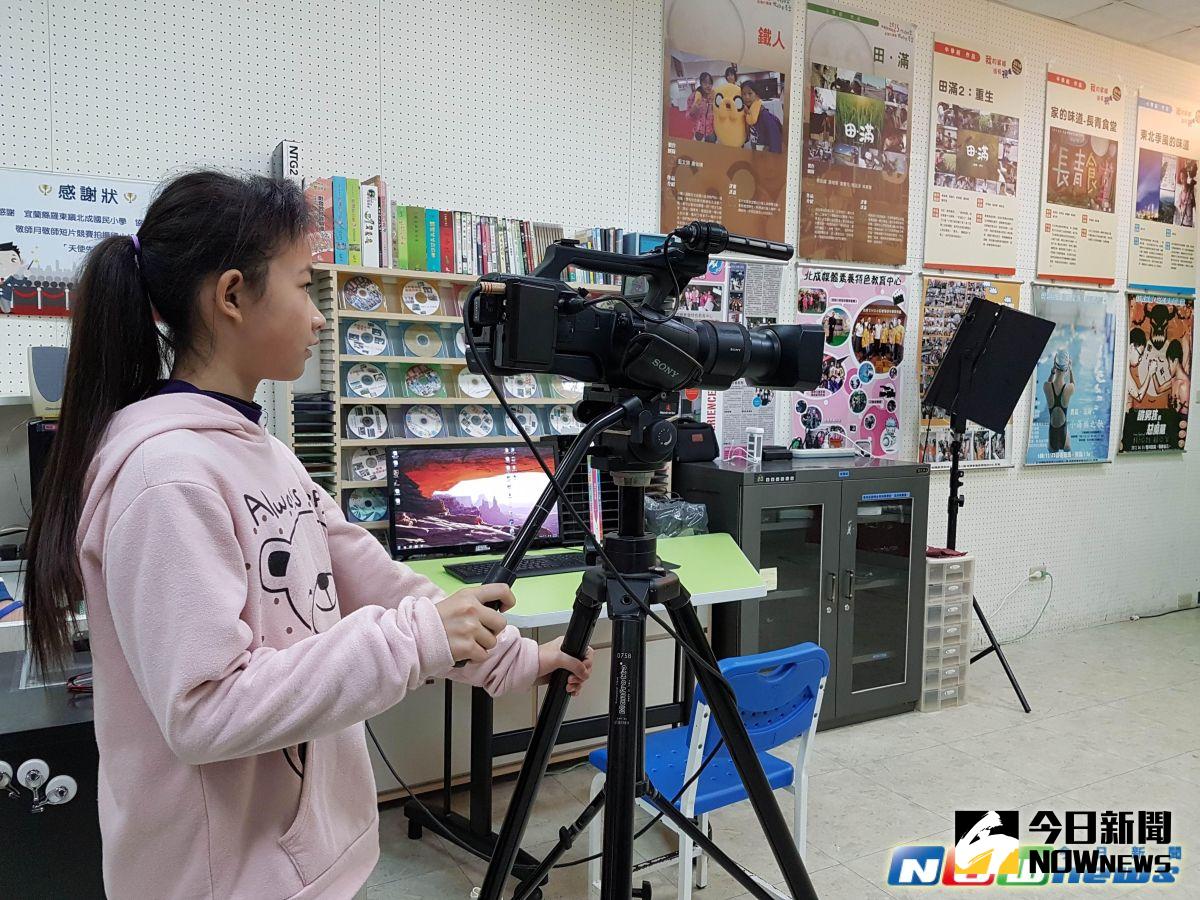 ▲藍文翎希望長大後成為媒體工作者。（圖／記者李清貴攝,2017.3.17）