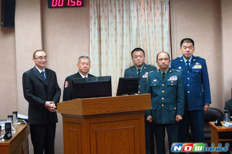▲國防部長馮世寬率將官赴立院備詢。（圖／記者彭媁琳攝,2017.03.02）