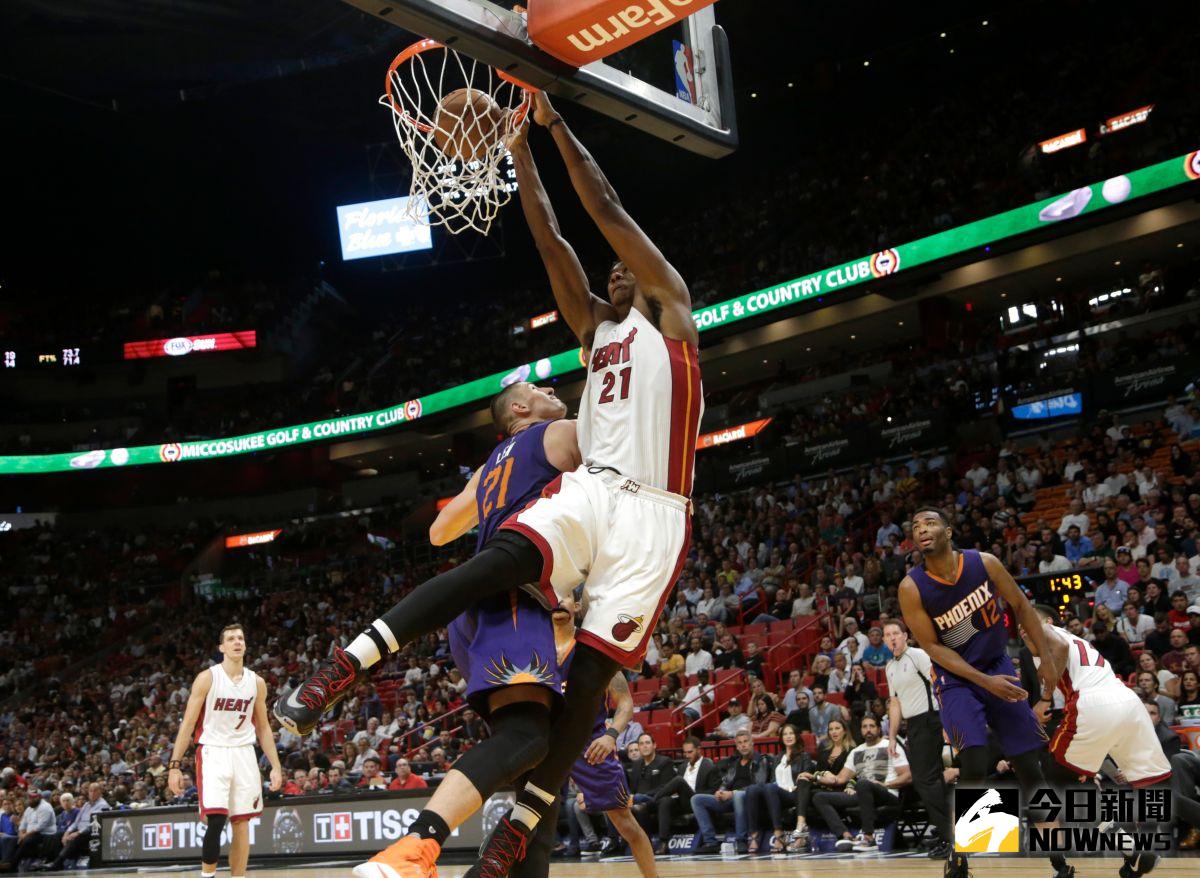 ▲前NBA美國職籃（National Basketball Association）熱火中鋒Hassan Whiteside今（13）日迎來36歲生日。（圖／美聯社／達志影像）