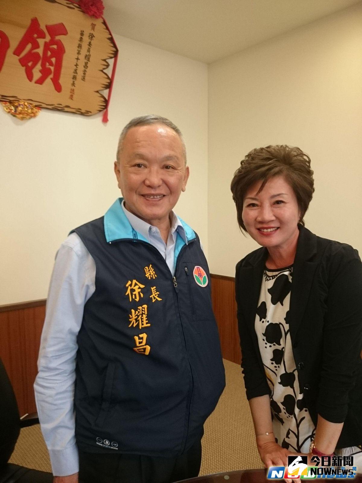 ▲苗栗縣長徐耀昌和他的愛妻蔡麗卿鶼鰈情深，夫妻倆致力推動苗栗客家人文之美，美在純樸堅毅及好客熱情，要和全世界分享。（圖／記者黃進恭攝，2017.4.6）