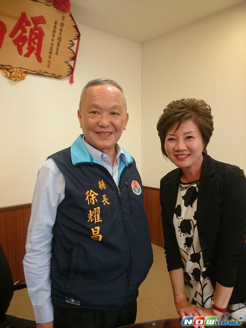 ▲苗栗縣長徐耀昌和他的愛妻蔡麗卿鶼鰈情深，夫妻倆致力推動苗栗客家人文之美，美在純樸堅毅及好客熱情，要和全世界分享。（圖／記者黃進恭攝，2017.4.6）