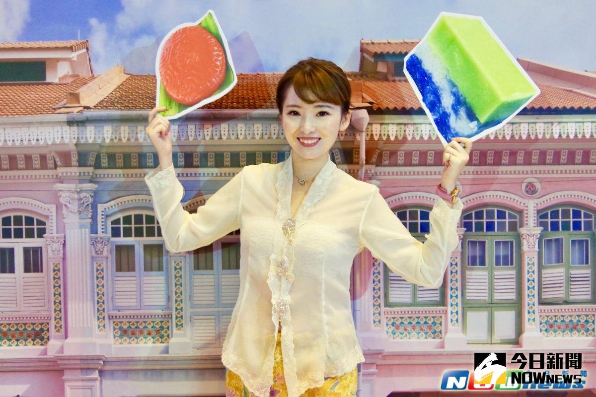 ▲新加坡旅遊局與當地著名私人娘惹文化博物館「The Intan」合作，於「新航A Great Way to Fly旅行嘉年華會」展出一系列娘惹傳統服飾和趣味互動體驗活動。（圖／記者陳致宇攝）