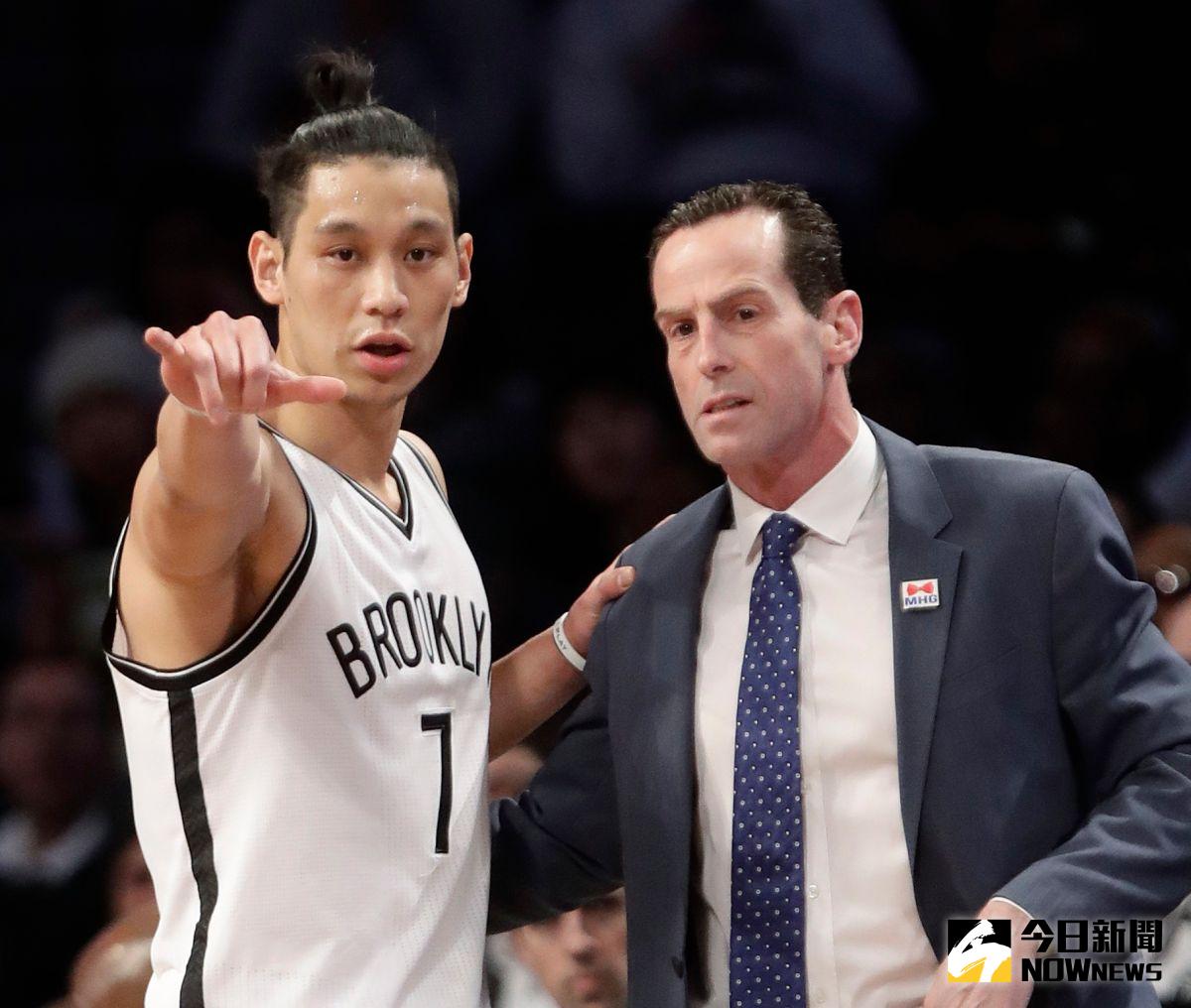 ▲籃網總教練Kenny Atkinson在籃網時期時曾執教過林書豪（左），現傳出被勇士挖角。（圖／美聯社／達志影像）