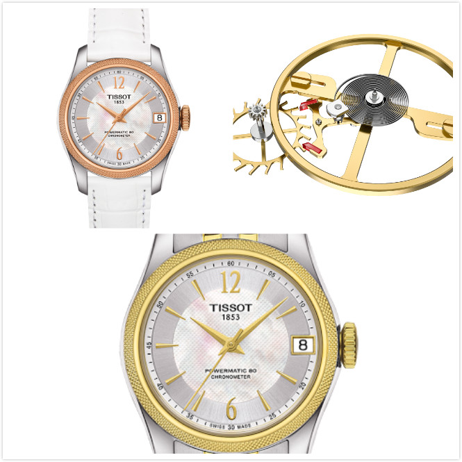 ▲腕錶品牌推出高CP值矽游絲腕錶，母親節就選這隻女錶。（圖／TISSOT提供）