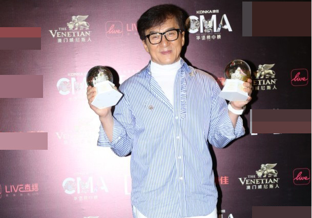 ▲成龍再拿奧斯卡當擋箭牌，表示近日沒有不開心。（圖／翻攝自新浪娛樂，2017.04.21）