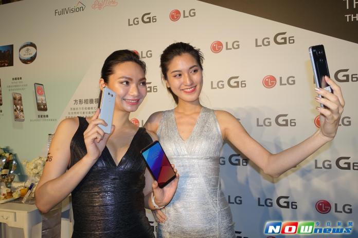 ▲LG今日在台灣發布旗艦手機G6，不免俗與另一台韓系手機S8拿來比較。（圖／記者陳敬哲攝,2017.4.20）