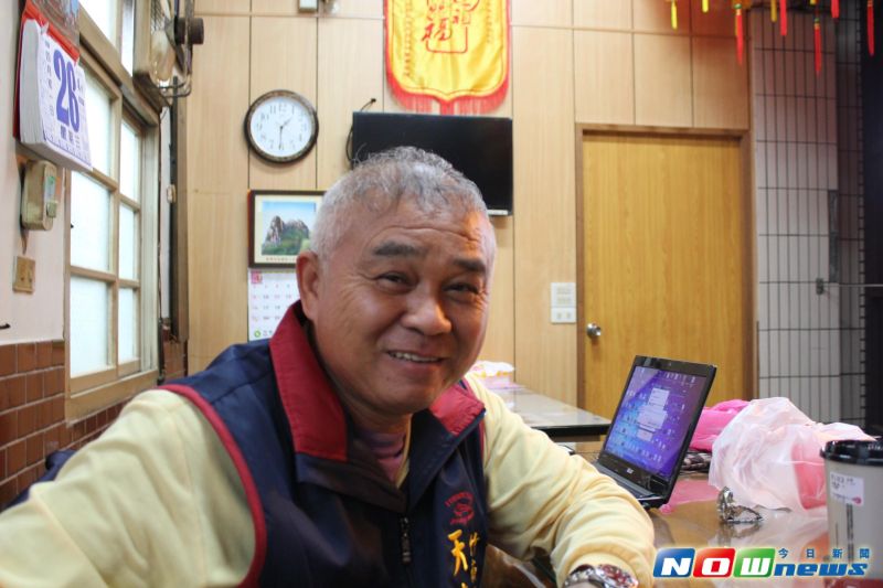 ▲今年58歲的陳天送是苗栗竹南鎮后厝天文宮主委，熱心廟務，樂於助人，除此之外，吃苦修福的他也是名成功的企業老闆。（圖／記者黃進恭攝，2017.4.28）