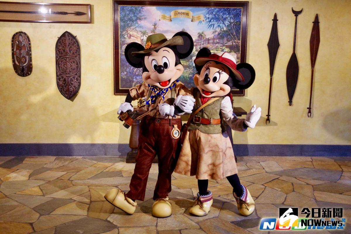 ▲大小朋友將化身成為探險家，與米奇、米妮等眾多迪士尼好朋友們一起在迪士尼探索家度假酒店內展開奇妙的冒險旅程。（圖／記者陳致宇攝）