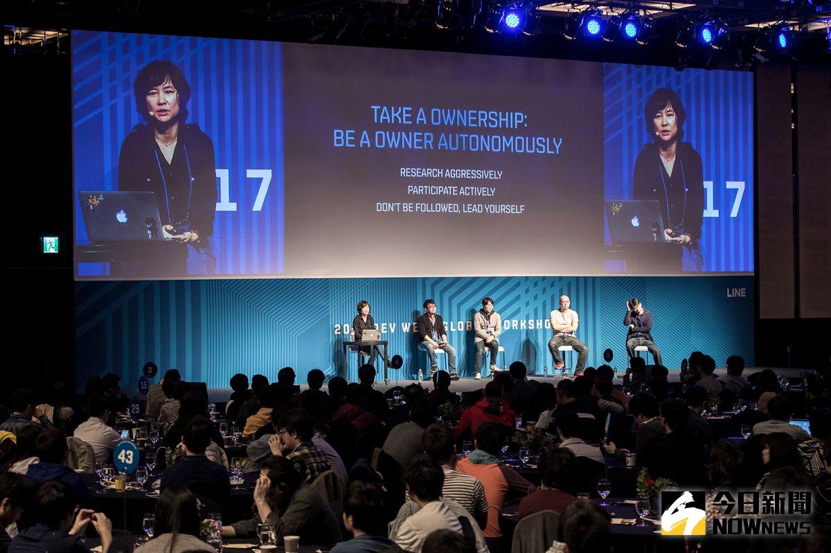 ▲LINE技術長朴懿彬強調，LINE研發工程部有開放與信任的團隊文化，鼓勵高度自主權 (take ownership)，所有同仁都能決定自己想深入探索的領域。（圖／公關公司提供）