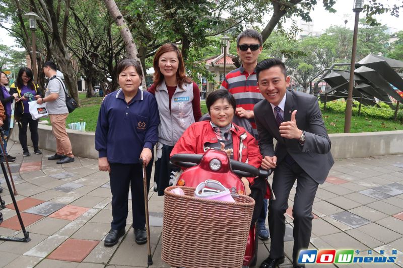 ▲竹市全國首創「無障礙微旅行」 林智堅鼓勵身障朋友走出戶外。(圖／記者陳志偉攝，2017.4.24）