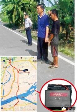 ▲失竊香蕉裝有防竊追蹤器，才能讓警方順利逮人。（圖／社會中心翻攝）