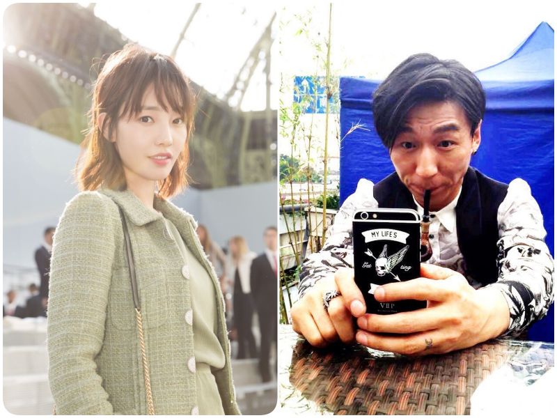 ▲白百合（左）與陳羽凡雙雙被爆出出軌，被懷疑早就各玩各的。（合成圖／翻攝自微博，2017.04.13）
