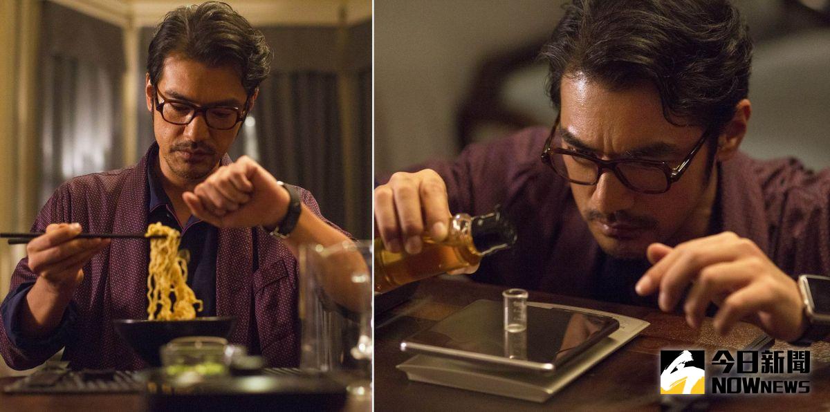 ▲金城武的泡麵，斤斤計較極了。（圖／甲上，2017.04.18）