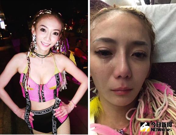 ▲劉喬安在臉書自爆壓力大，PO出許多落淚照。（圖／翻攝自網路）