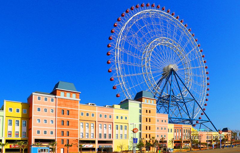 ▲全台灣最大的摩天輪「天空之夢Sky Dream」4月29日起試營運。（圖／麗寶樂園渡假區）