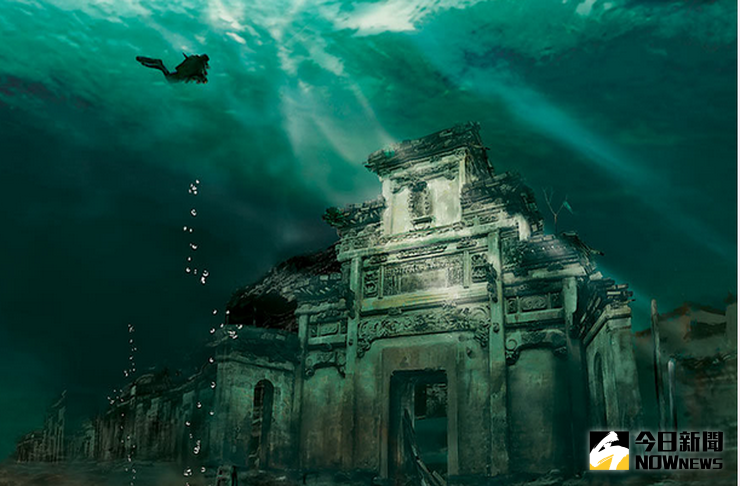 大陸最美水下千年古城。