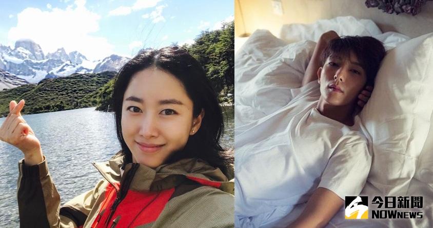 ▲李準基認愛全慧彬，讓許多粉絲紛紛搜尋全慧彬的資料。（合成圖／翻攝自全慧彬、李準基IG，2017.04.05）