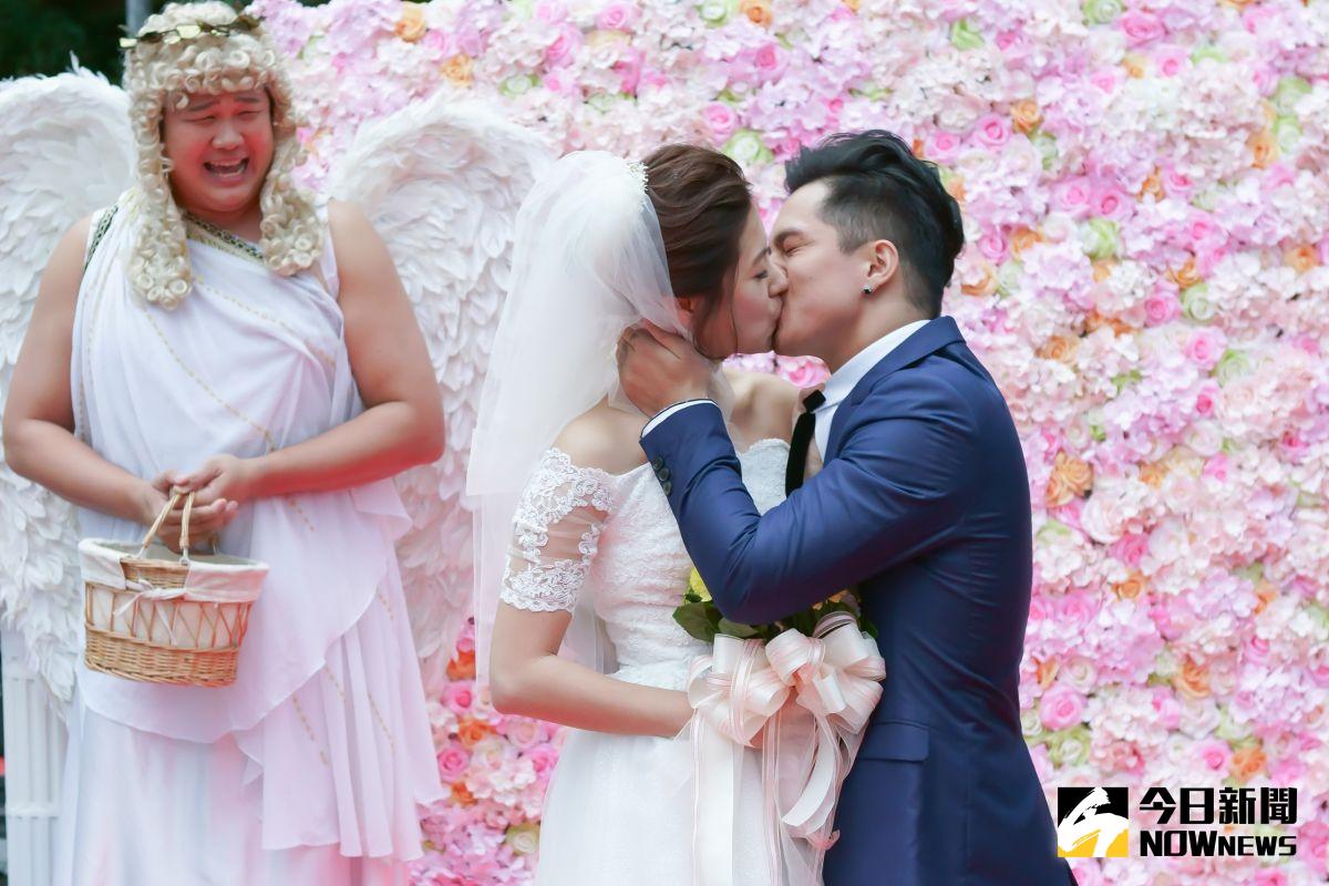 ▲《酸甜之味》劇照，哈孝遠見證黃遠、林予晞的愛情開花結果。（圖／TVBS，2017.04.07）