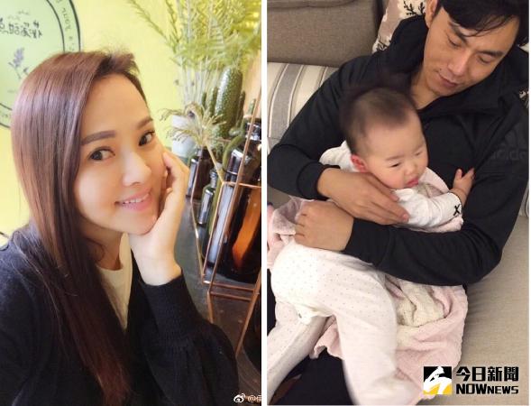 ▲伊能靜（左）替老公秦昊（右）澄清很愛女兒小米粒，因節目剪輯問題，才讓觀眾對秦昊有所誤解。（圖／翻攝自伊能靜微博，2017.04.03）