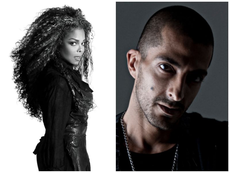 ▲珍娜傑克森（左）和結婚5年的卡達富商威山艾爾馬納協議離婚。（圖／翻攝自Twitter，2017.04.09）