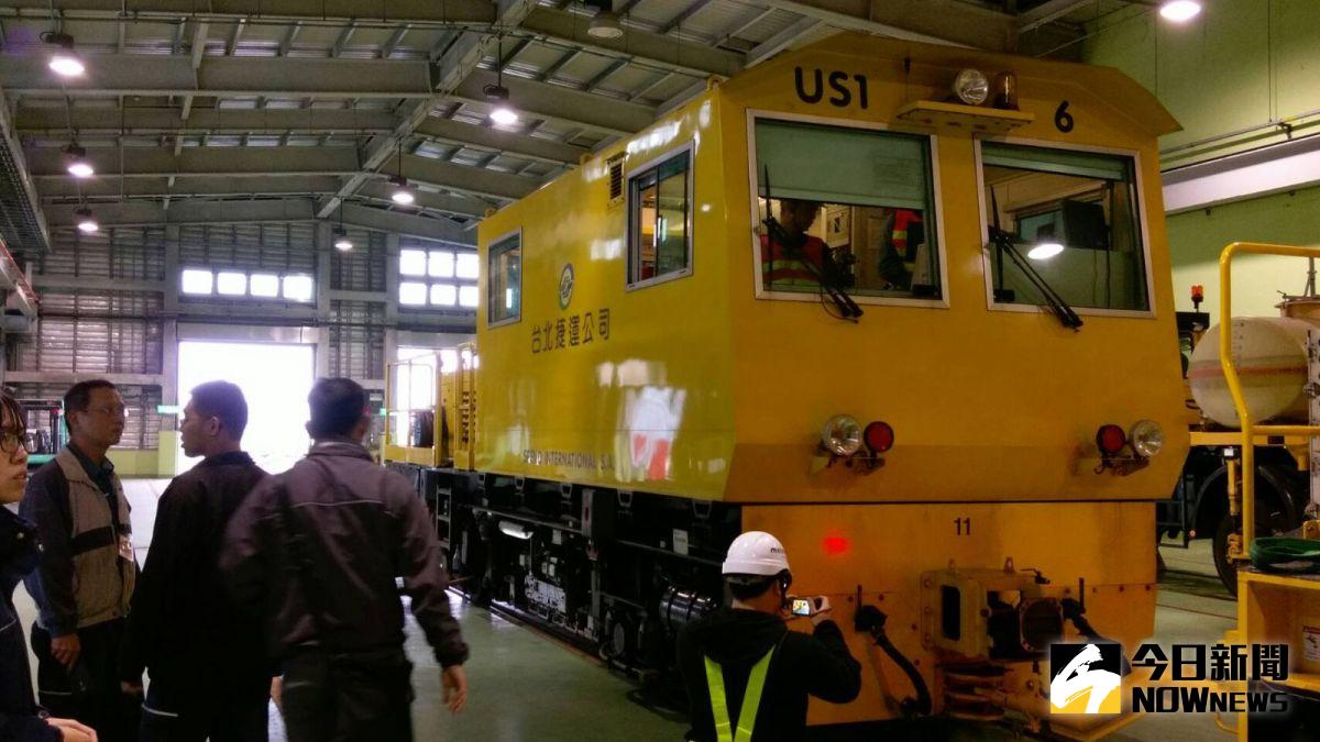 ▲桃園捷運向台北捷運租借超音波探傷車，檢測軌道全線安全。（圖／桃園捷運提供）