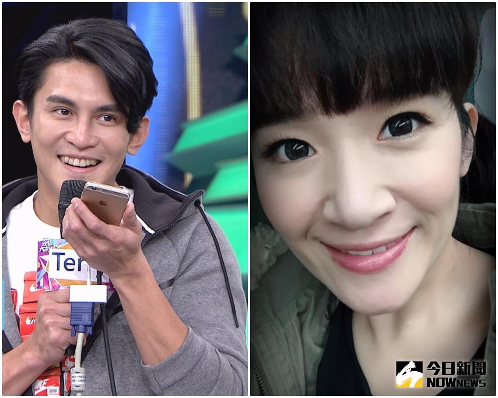 ▲Terry（左）開玩笑探測妻子，竟遭嗆把小弟弟管好再說。（圖／三立提供、翻攝羅美玲臉書，2017.4.19）