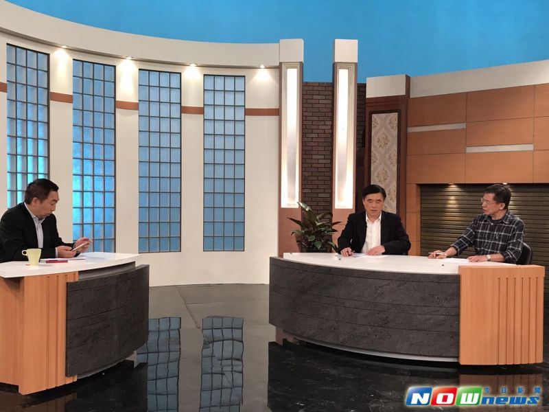 ▲國民黨主席候選人郝龍斌今(24)日受邀至節目表示，台灣是海島國家，核能發電也是安全、乾淨的方式，沒有其他替代方式之前，他支持核能發電有其必要。（圖／NOWnews）