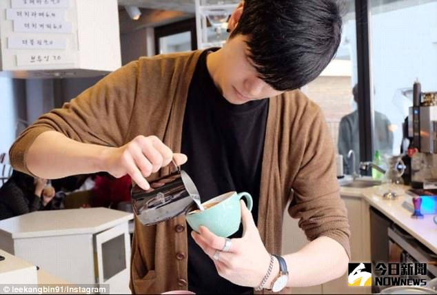 南韓咖啡師李康斌。