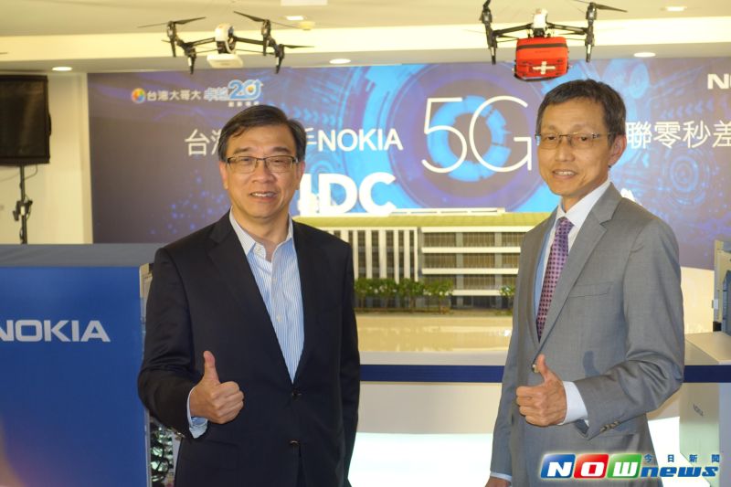 ▲台灣大哥大總經理總經理鄭俊卿（左）認為，5G行動網路可能開啟新商業模式。（圖／記者陳敬哲攝,2017.5.9）