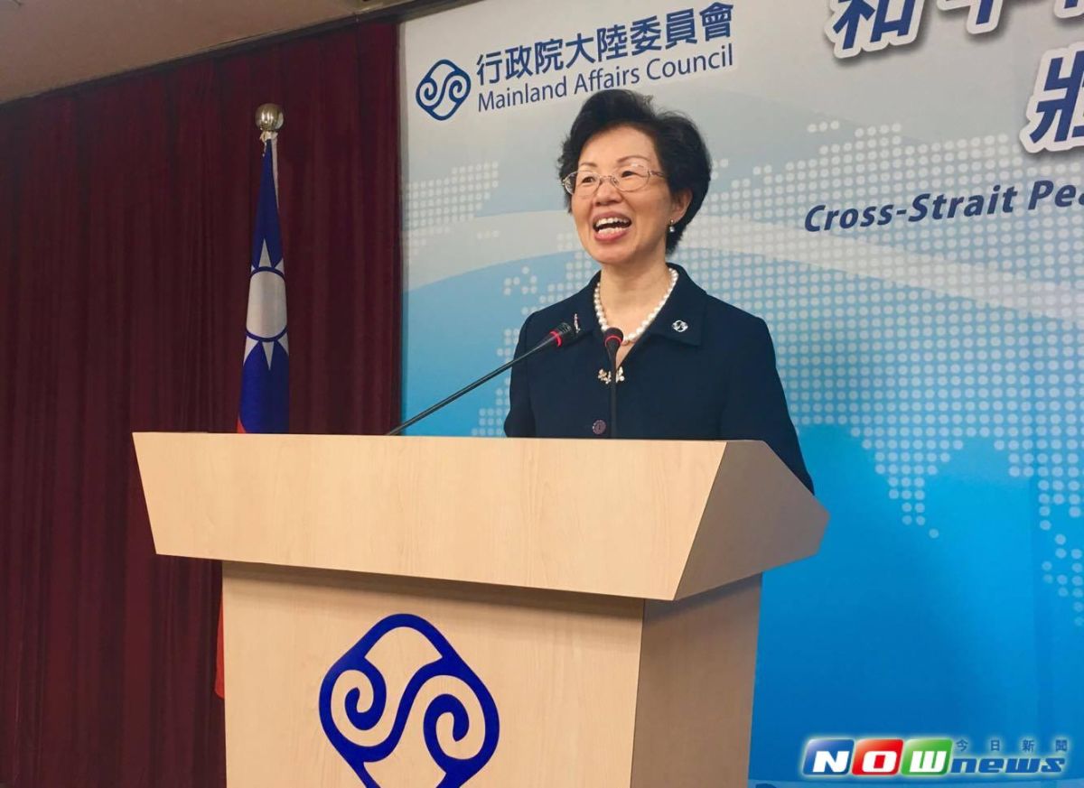 ▲陸委會主委張小月18日親自主持例行記者會，強調政府維護台海和平的決心。（圖／記者彭媁琳攝,2017.05.18）