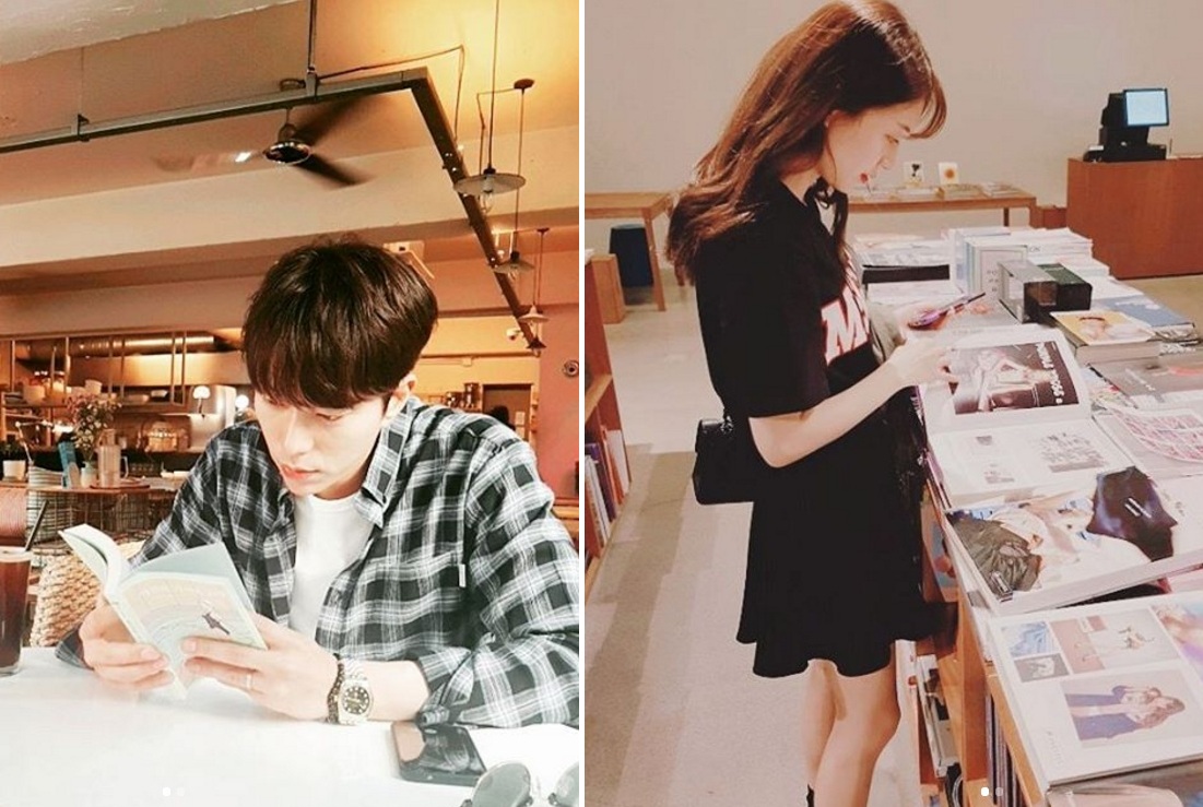 ▲白珍熙（右）與尹賢旻（左）在IG上留言放閃，還相約「隧道」見。（圖／翻攝自白珍熙、尹賢旻IG，2017.05.16）