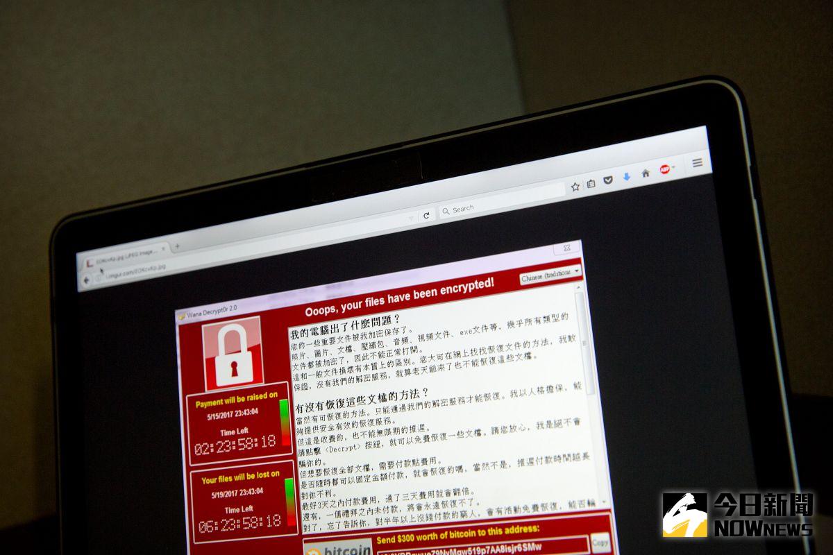 ▲勒索病毒猖獗，亞洲各地傳出災情。（圖／達志影像／美聯社）
